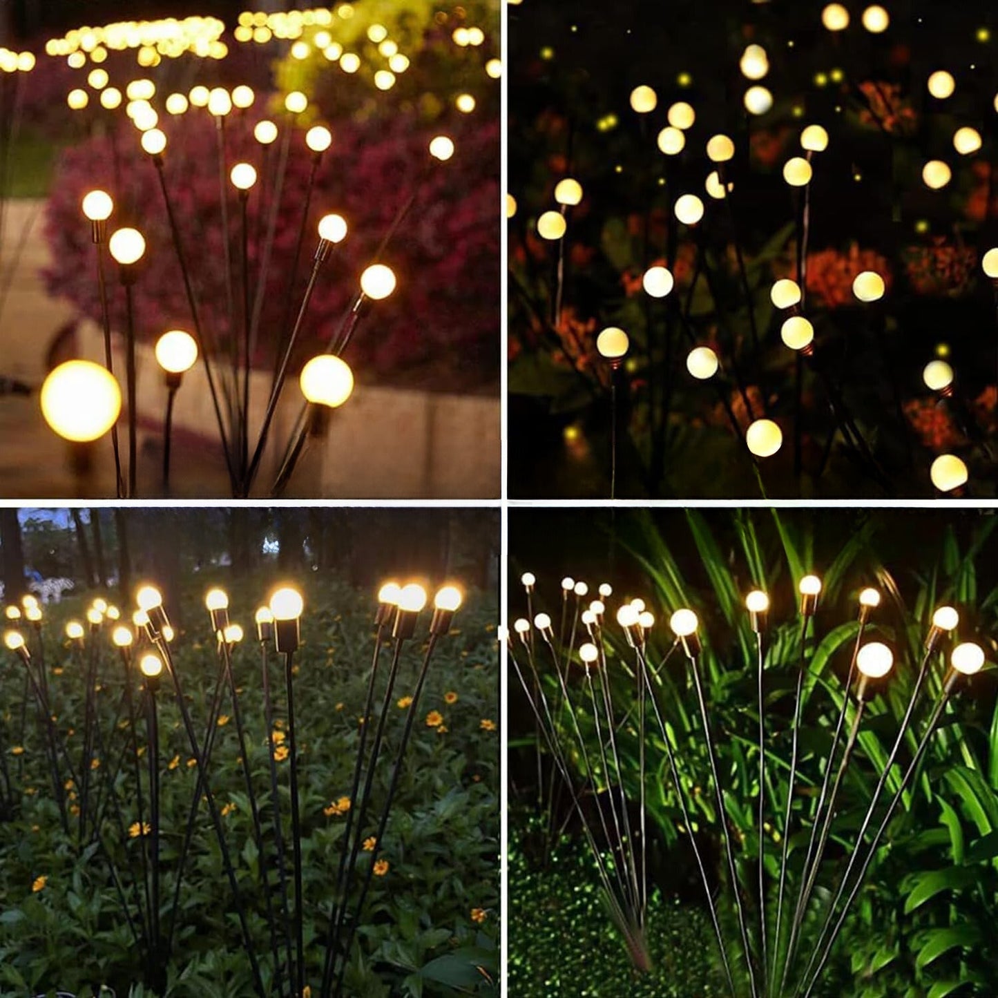 LED-Lampen Glühwürmchen – Solarenergie – Magische Atmosphäre für Ihren Garten 