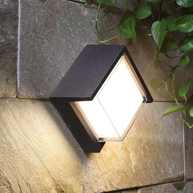Utomhus LED-vägglampa – Säkerhet och Energibesparing 