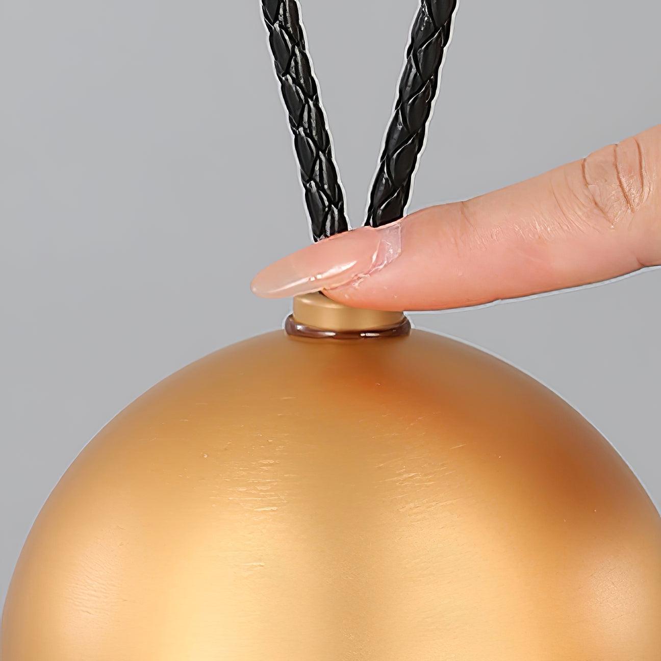 Lampada a sfera ricaricabile - Design chic e luce rilassante