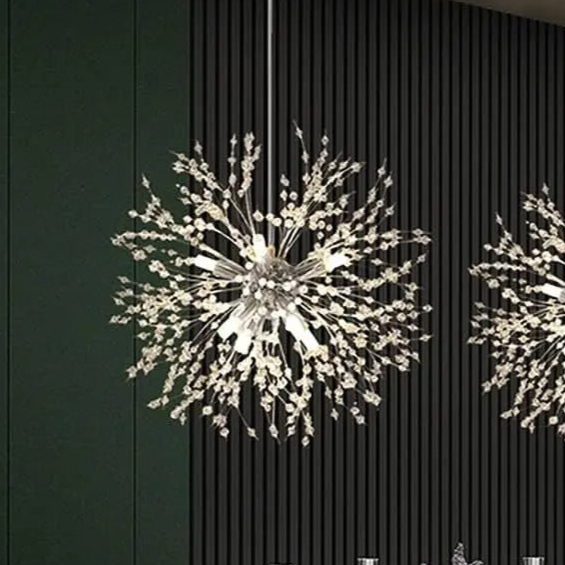 Lustre En Cristal À Suspension – Élégance Et Brillance Intemporelle