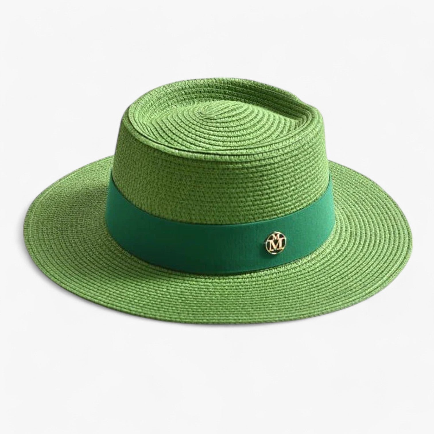 Sombrero de Campana de Paja – Elegancia Retro y Protección Solar 