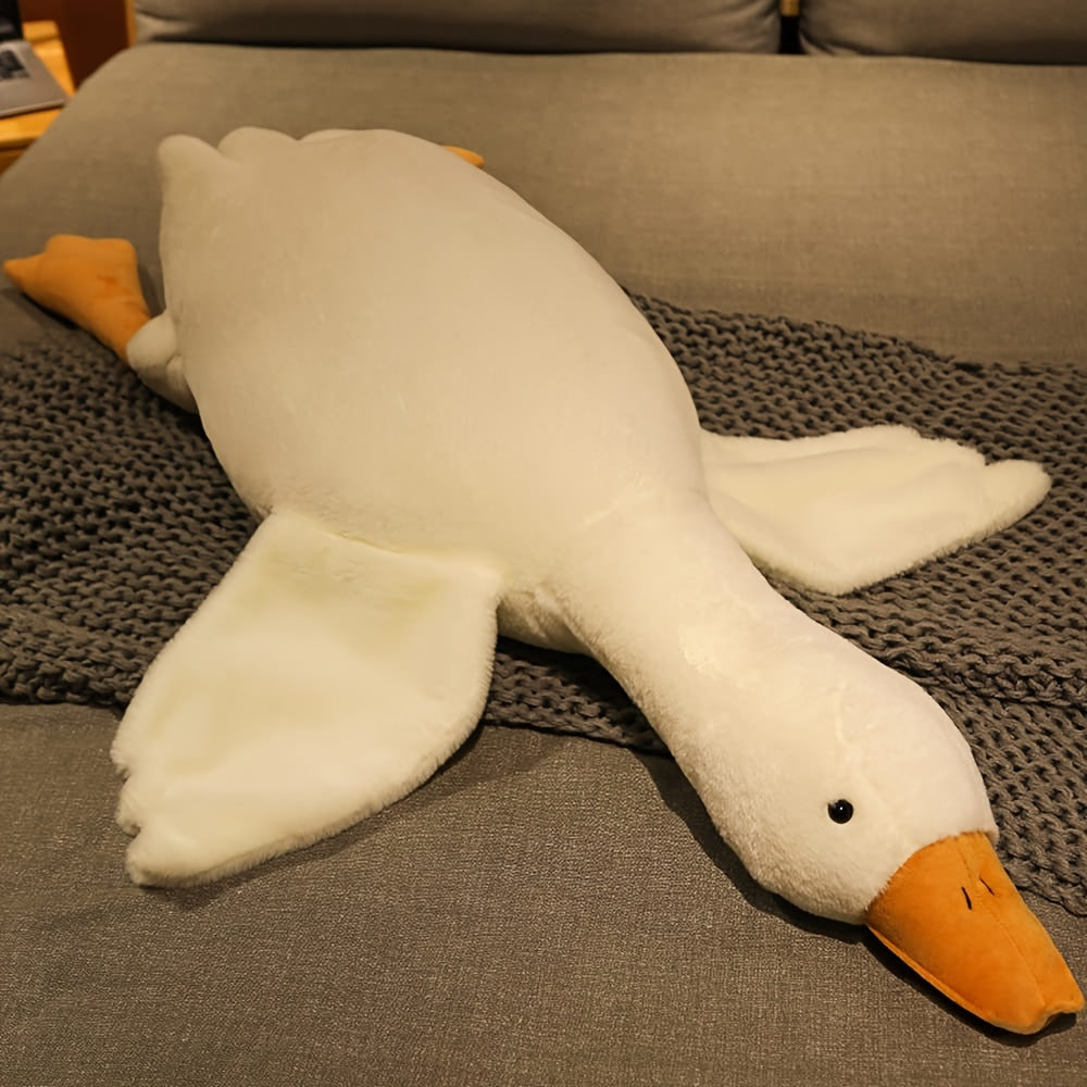 Stor plyschsvan - raffinerad design och oändlig ömhet