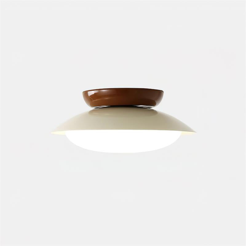 Rund LED-taklampe - naturlig glød og diskret eleganse