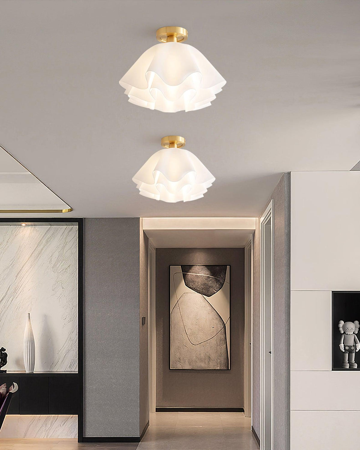 Moderne Elegant Taklampe – Raffinert Belysning Og Varme Atmosfære 