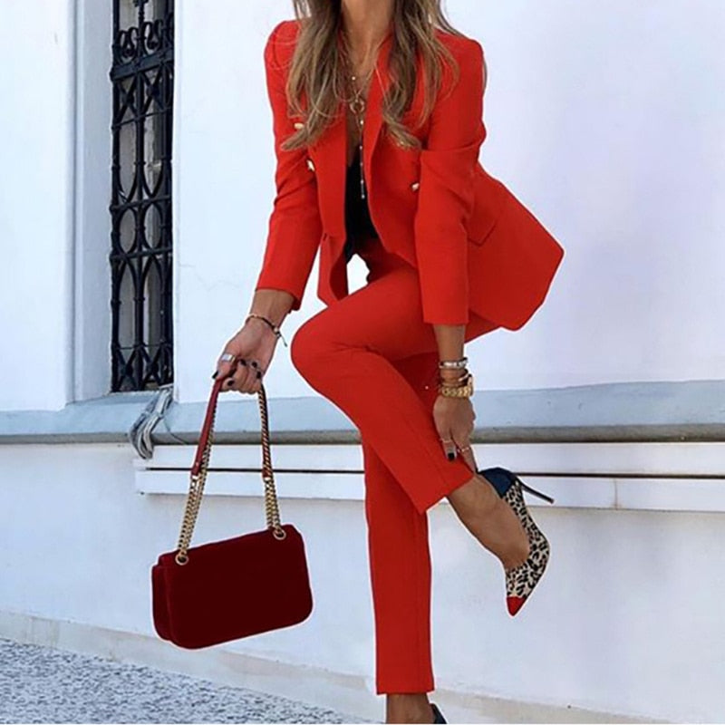 Zita | Ensemble Blazer und Hose – Raffinierte Silhouette für Frauen 