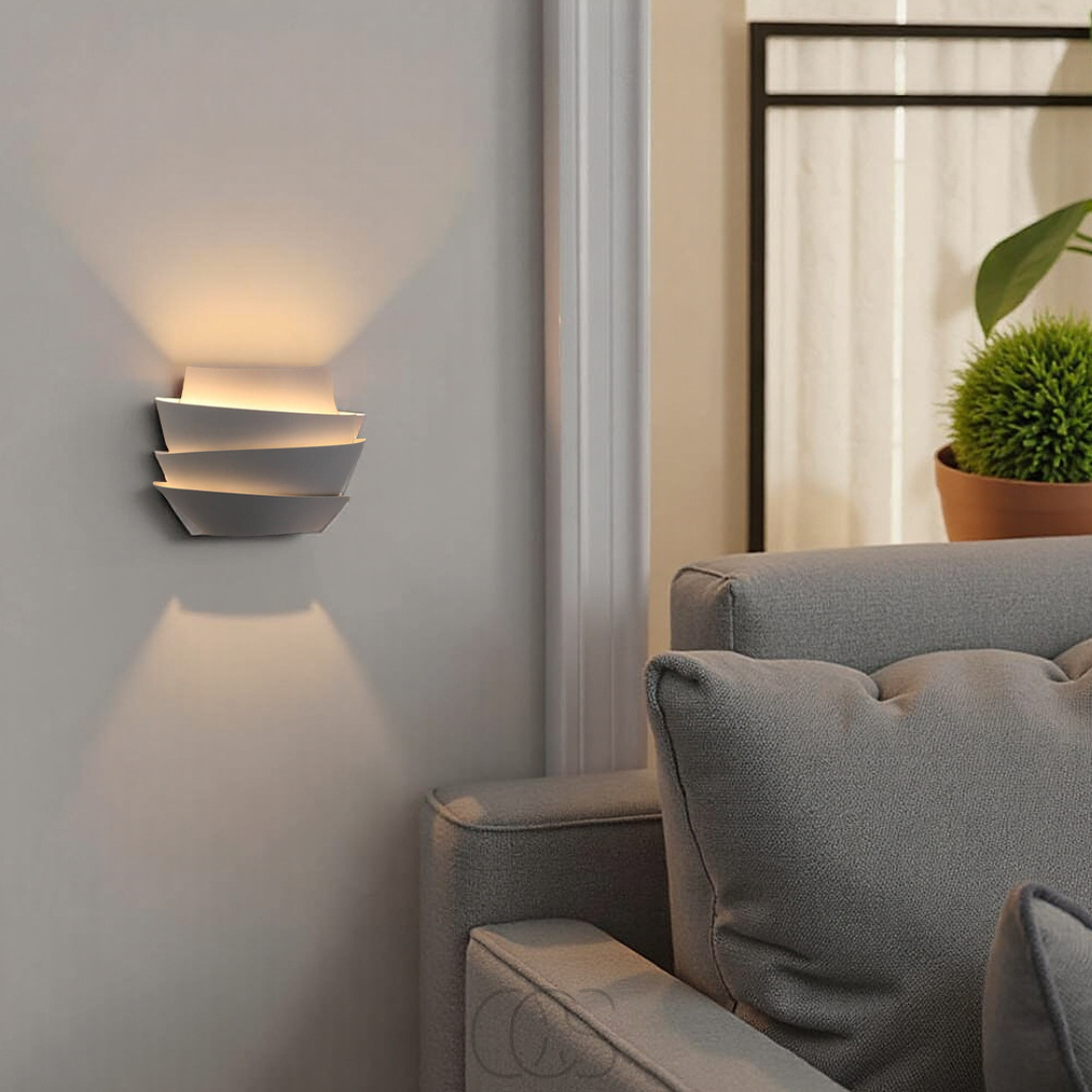 Podwójna Lampa LED Ścienna – Nowoczesne i Eleganckie Oświetlenie 
