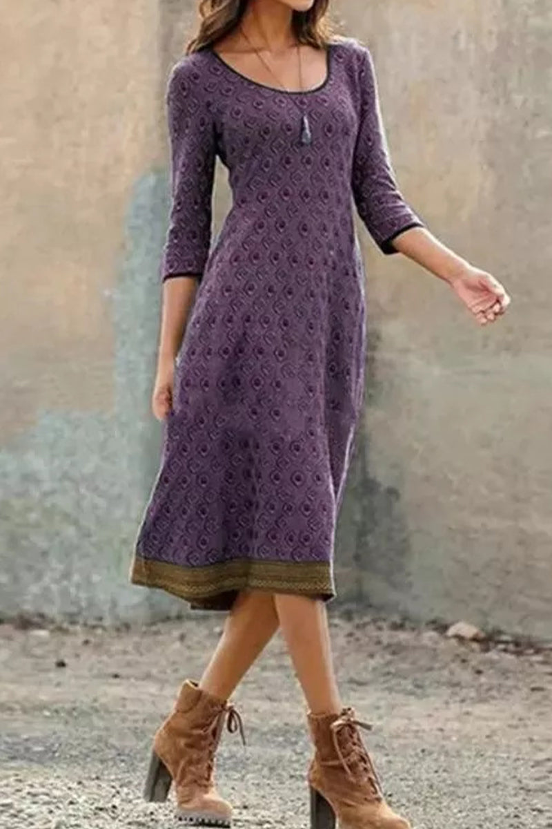 Abito Midi Leggero – Maniche Corte e Eleganza Estiva 