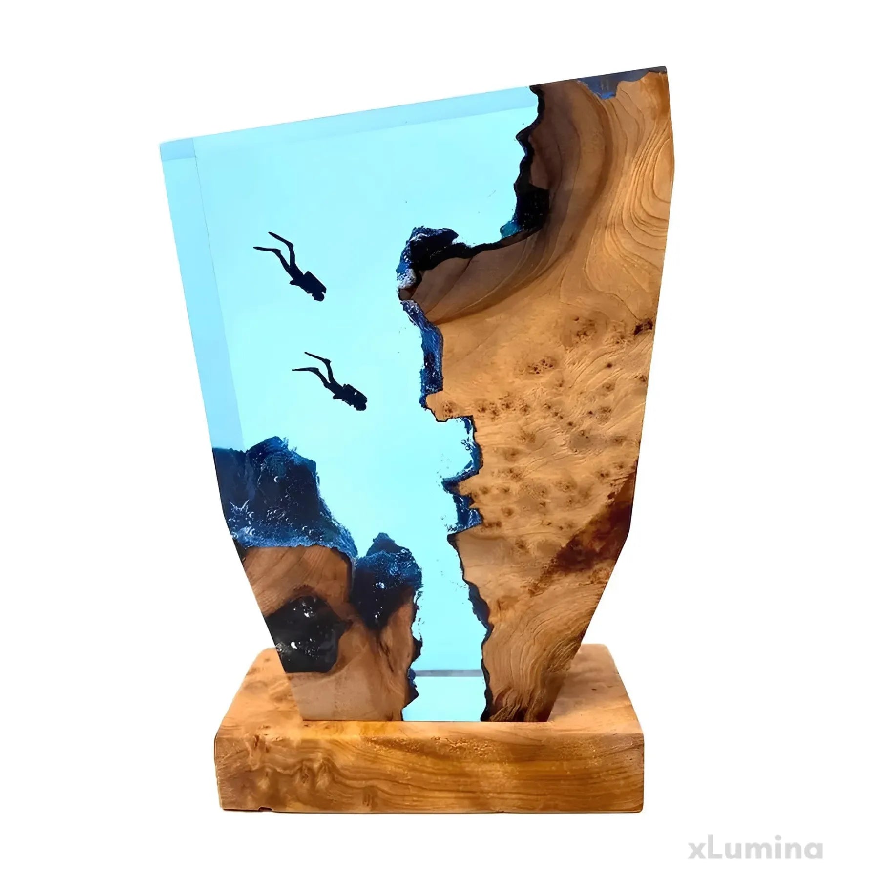مصباح طاولة محيطي – ديكور مضيء مهدئ 