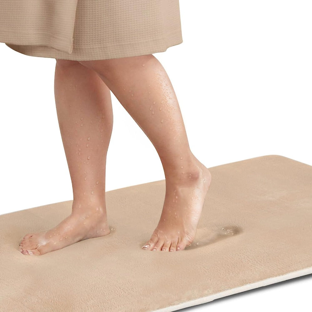 Alfombra de baño de espuma con memoria – Confort suave y soporte óptimo 