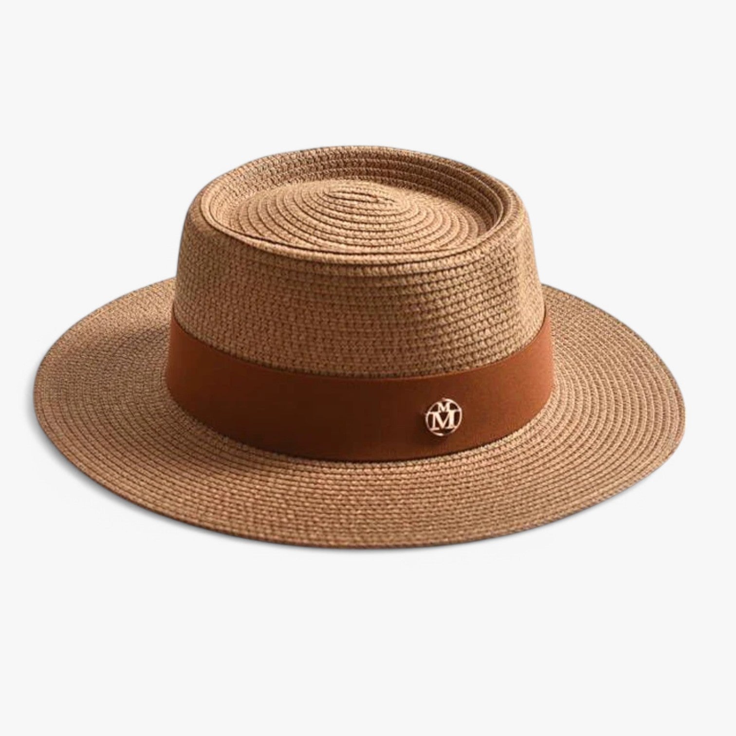 Sombrero de Campana de Paja – Elegancia Retro y Protección Solar 
