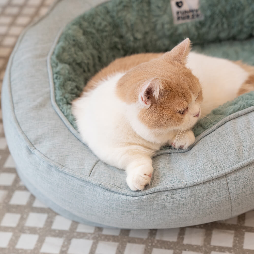 Cama em Forma de Donut para Cão – Conforto e Suavidade 