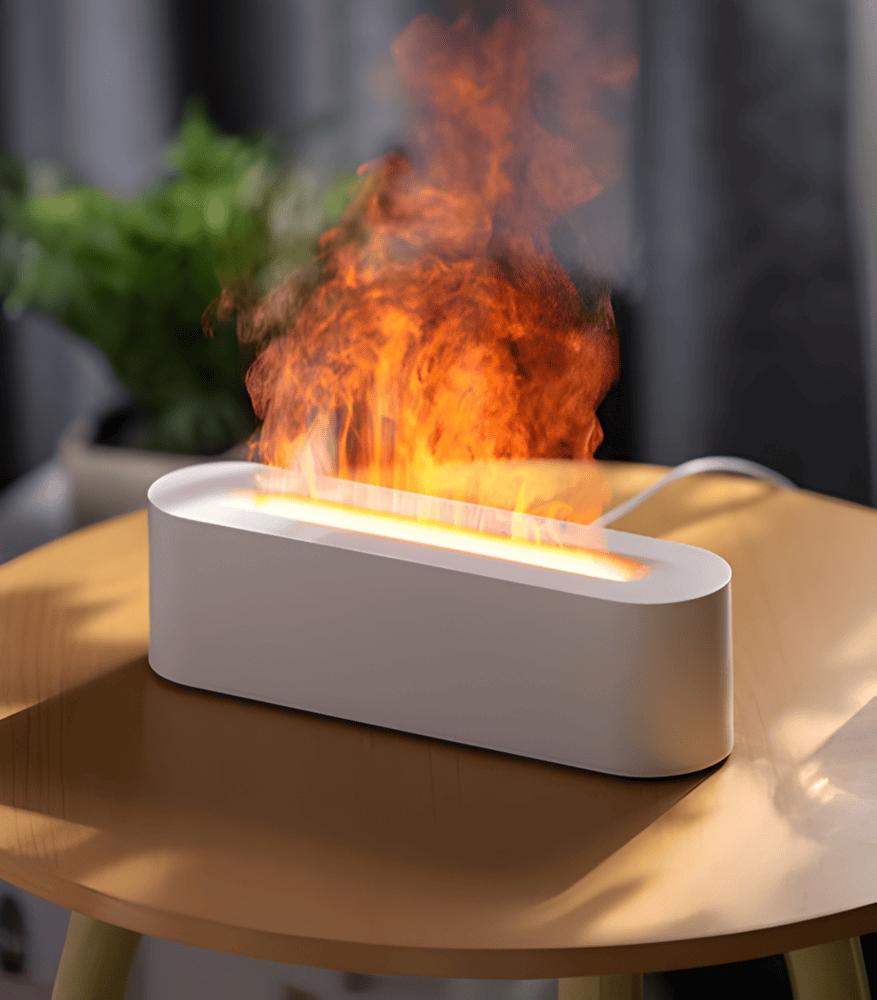 Difuzor de aromă USB cu iluminare LED multicoloră - atmosferă relaxantă și ceață ușoară