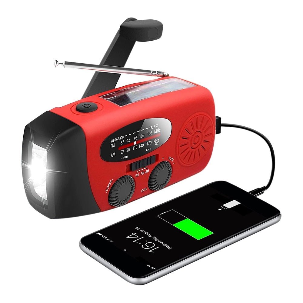 Solar Power Bank Radio de urgență - siguranță totală și autonomie