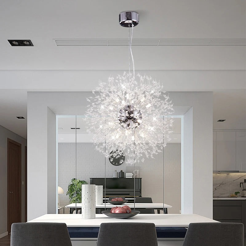 Lustre En Cristal À Suspension – Élégance Et Brillance Intemporelle