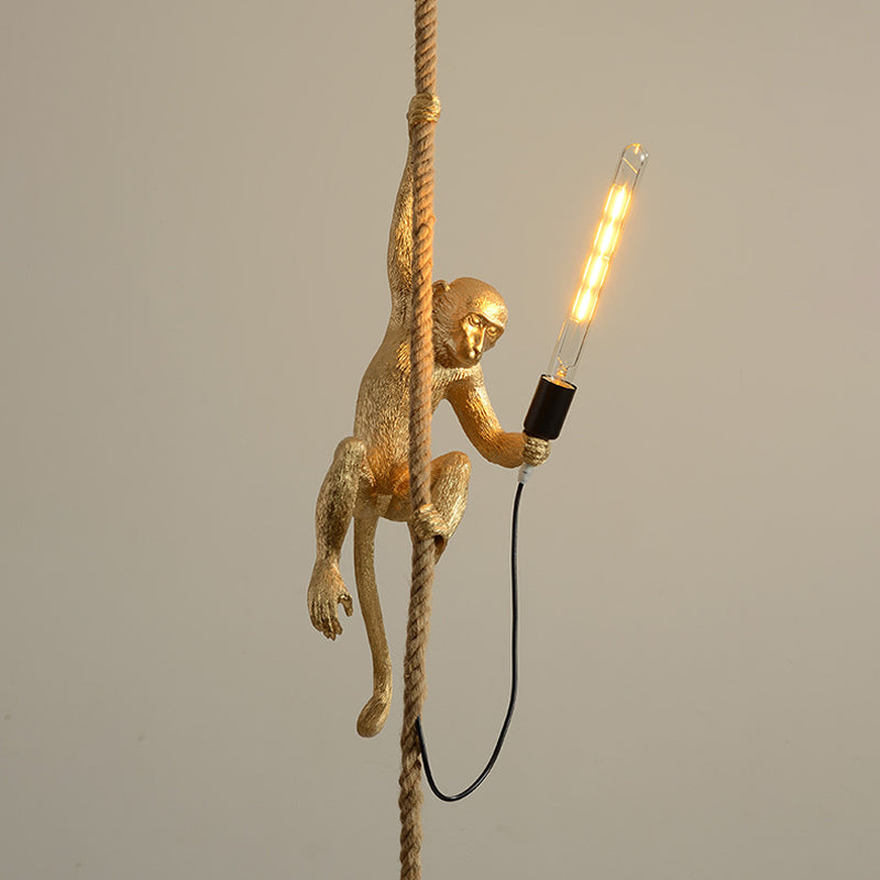 Lampa Wisząca Małpa z Liną – Oryginalna i Zabawna Dekoracja 