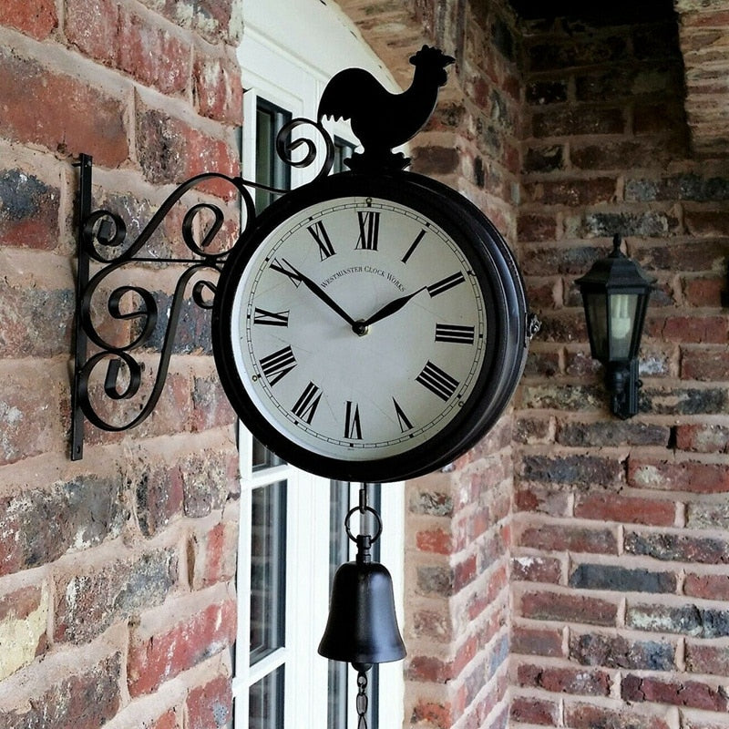 Horloge Murale Double Face – Élégance Et Style Intemporel