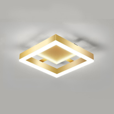 Współczesna lampa sufitowa - eleganckie kształty i jednolite oświetlenie