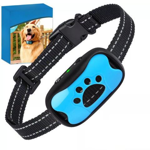 Anti-skällhalsband för hund — Mjuk och effektiv träning 