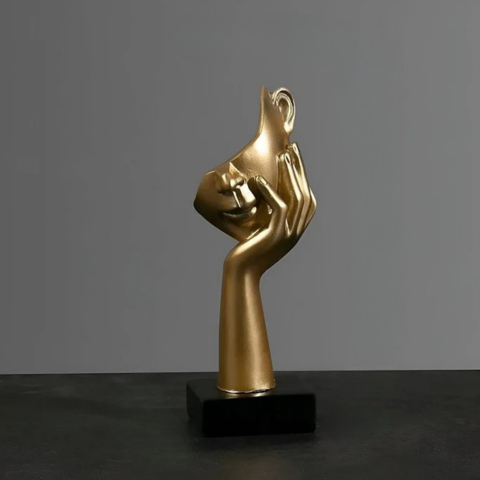 Abstract Resin Sculpture - Artistic Decoration & Modern Style