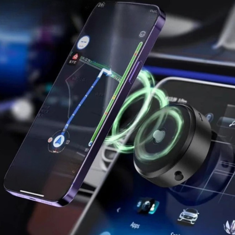 360° magnetisk biltelefonholder - sikker fastgørelse og praktisk brug