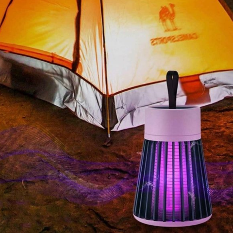 Prenosná lampa proti hmyzu - účinná ochrana a jemné svetlo