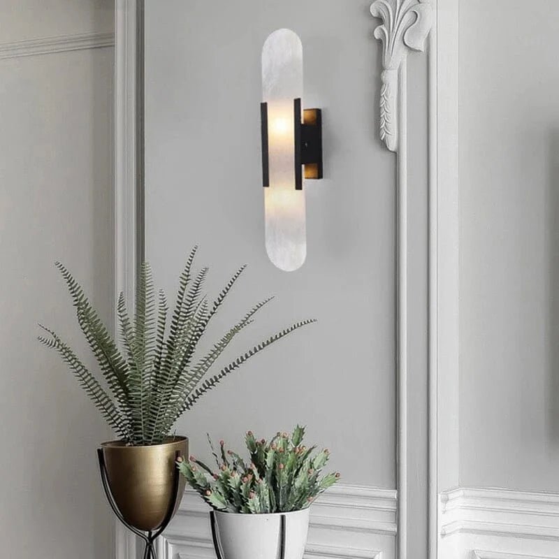 Applique Murale LED Nera e Dorata – Eleganza Moderna e Design Chic 