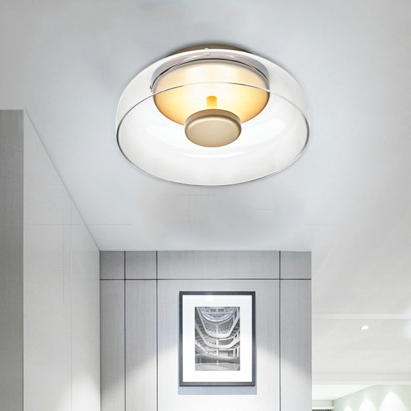 Lampa sufitowa LED ze szkła – eleganckie i nowoczesne oświetlenie 