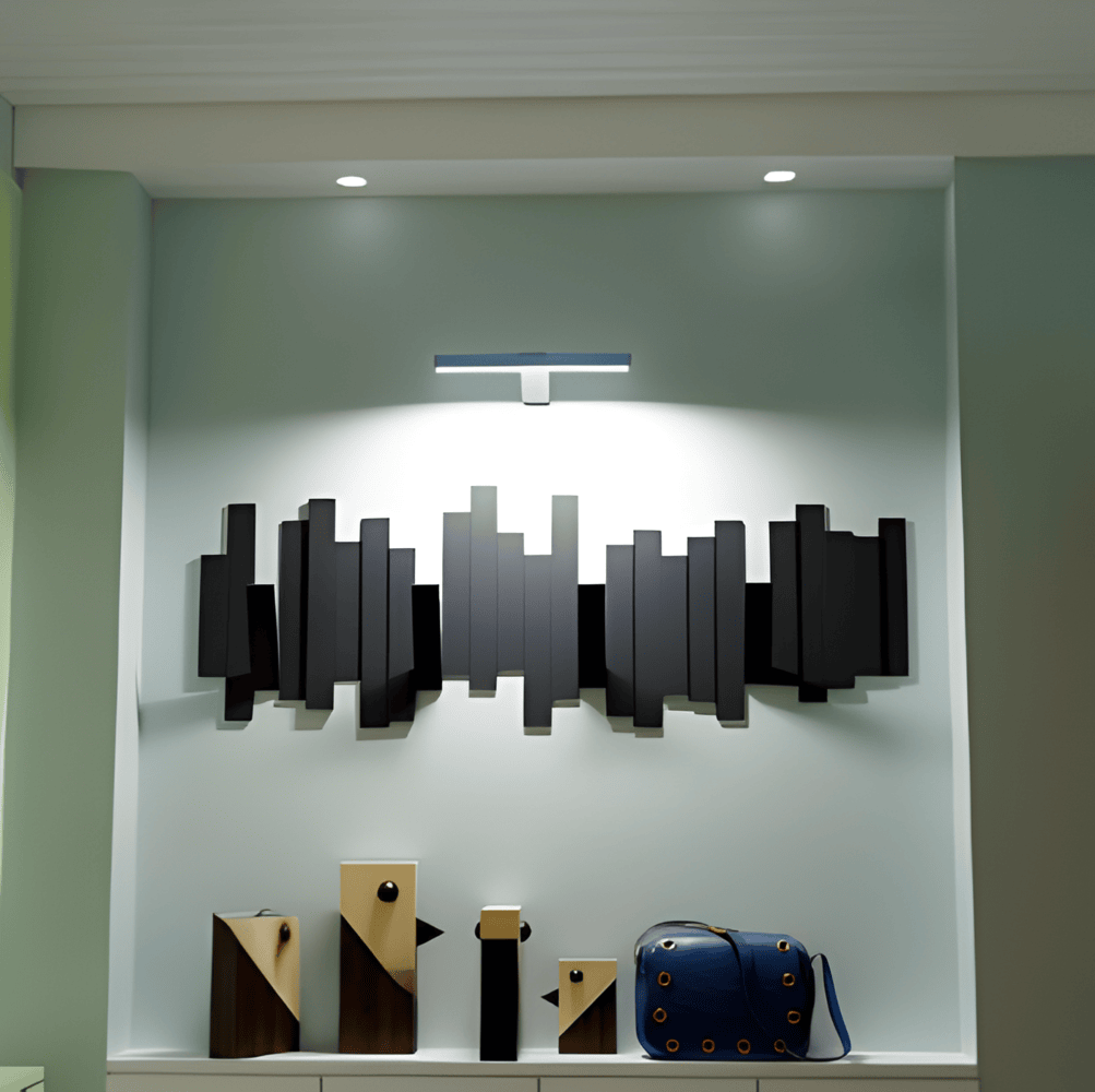 Bezdrôtová nástenná LED lampa s USB dobíjaním - plná rotácia a pohodlné dobíjanie