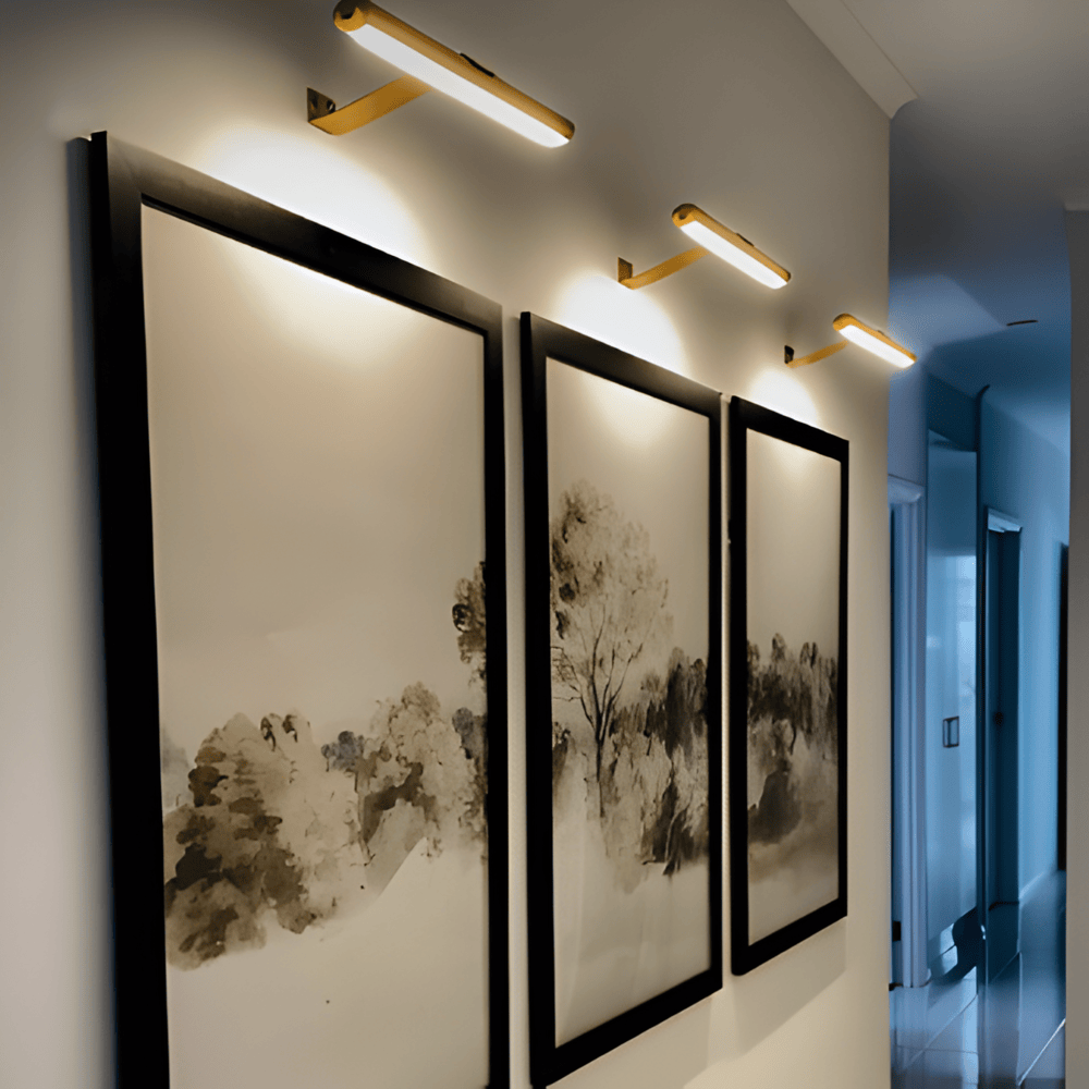 Bezdrôtová nástenná LED lampa s USB dobíjaním - plná rotácia a pohodlné dobíjanie