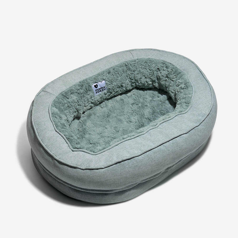 Cama em Forma de Donut para Cão – Conforto e Suavidade 