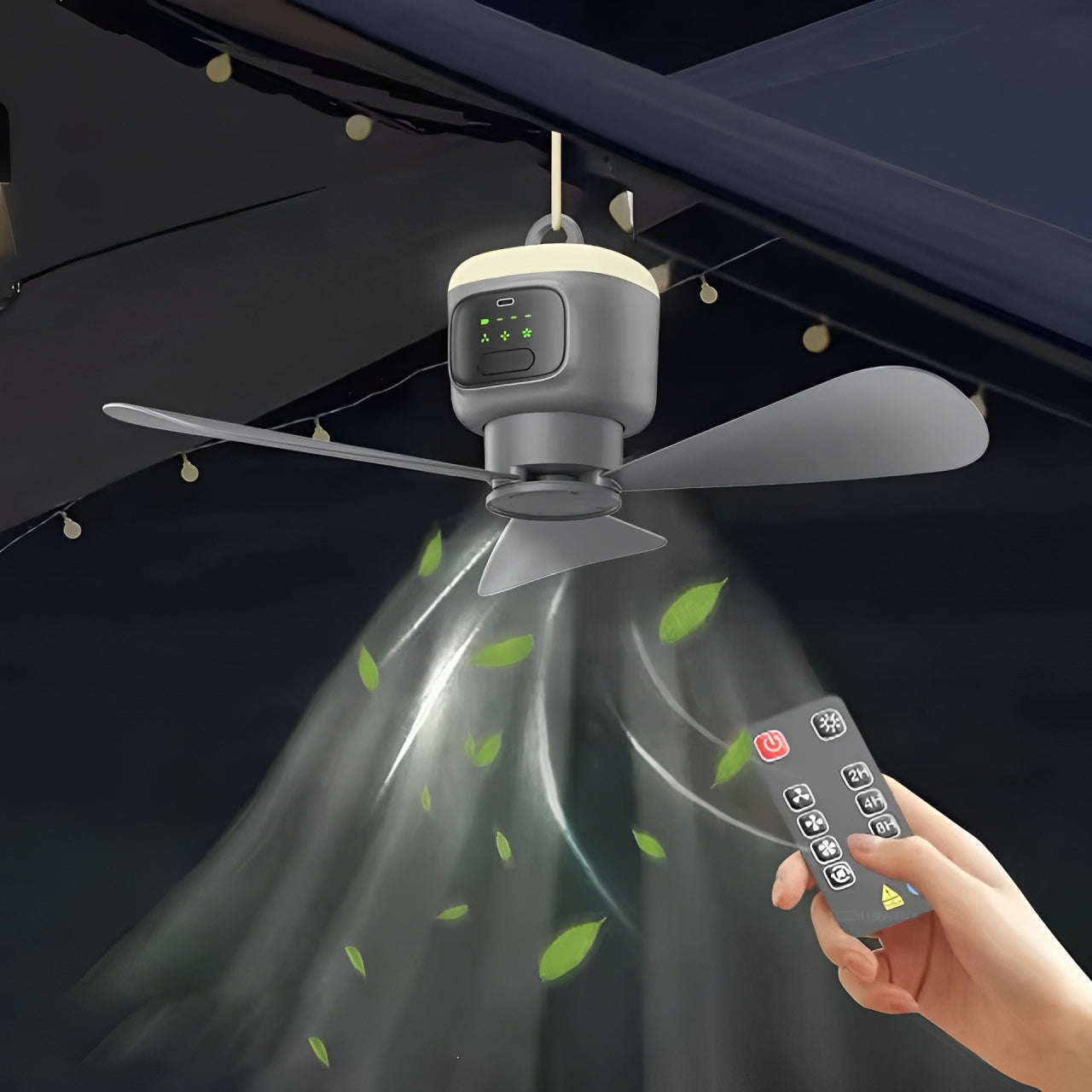 Ventilateur De Plafond Sans Fil – Télécommande Et Longue Autonomie