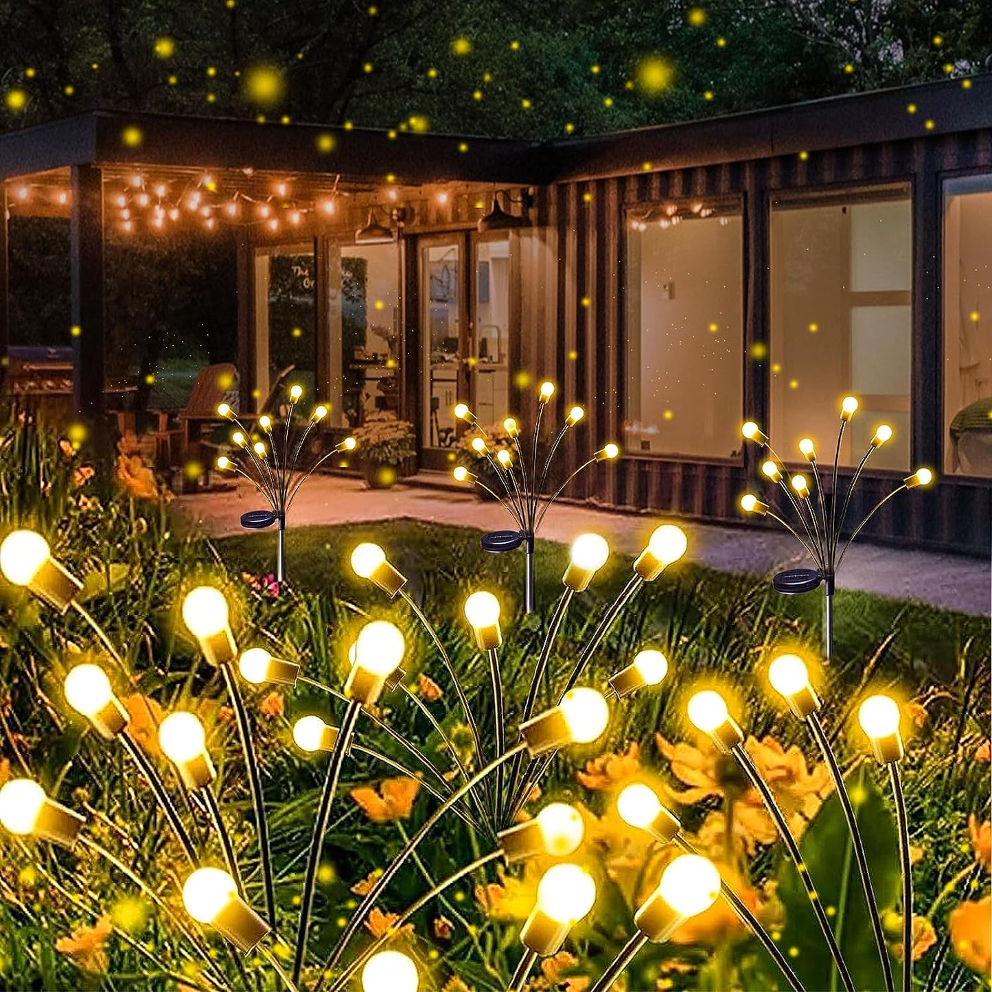 LED-Lampen Glühwürmchen – Solarenergie – Magische Atmosphäre für Ihren Garten 