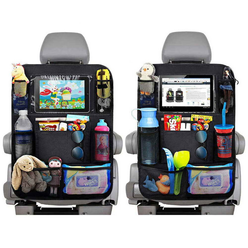 Organisateur De Siège Arrière De Voiture Avec Support Pour Tablette — Rangement Complet Et Divertissement À Bord