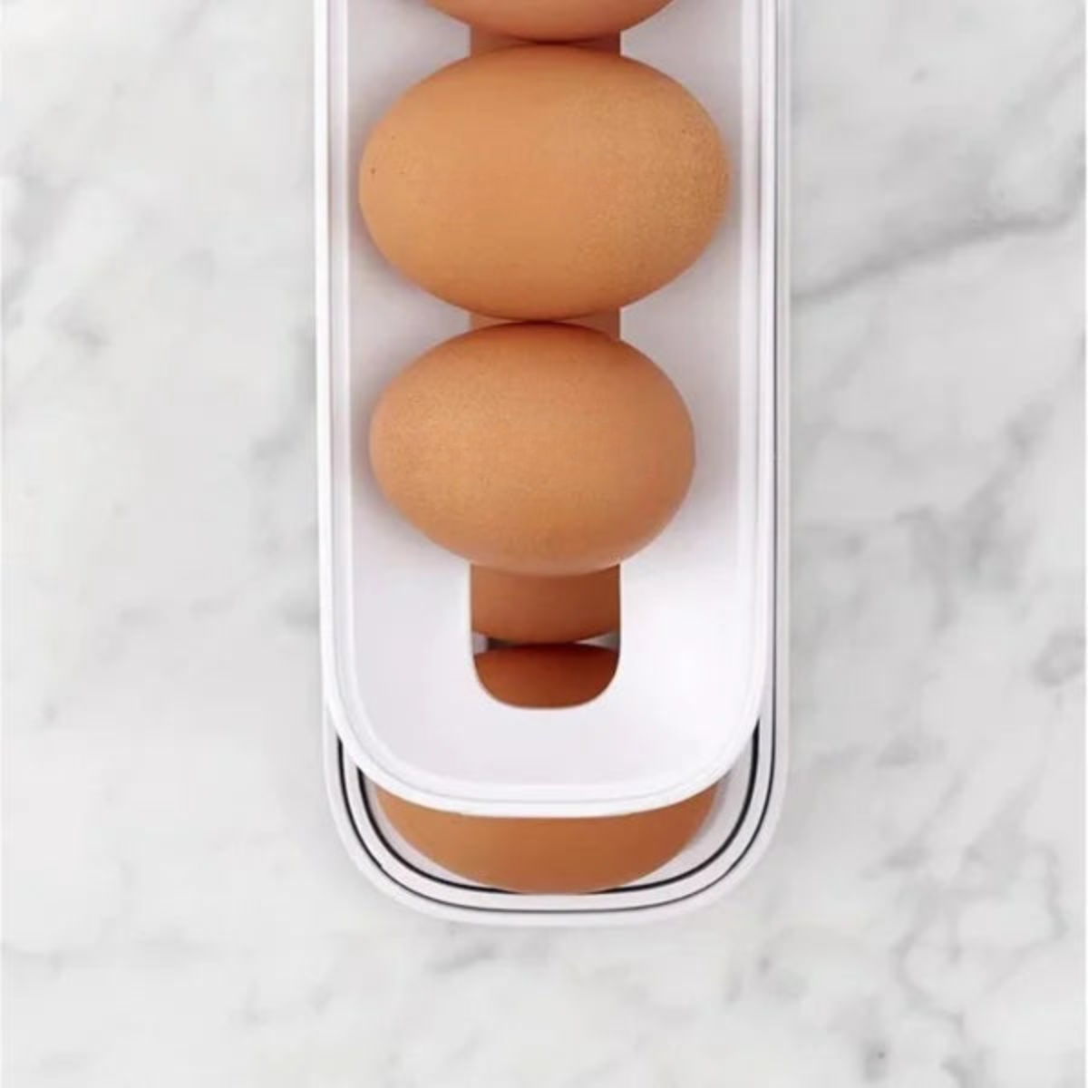 Kompakt Eggbeholder – Praktisk Oppbevaring Og Plassbesparelse 