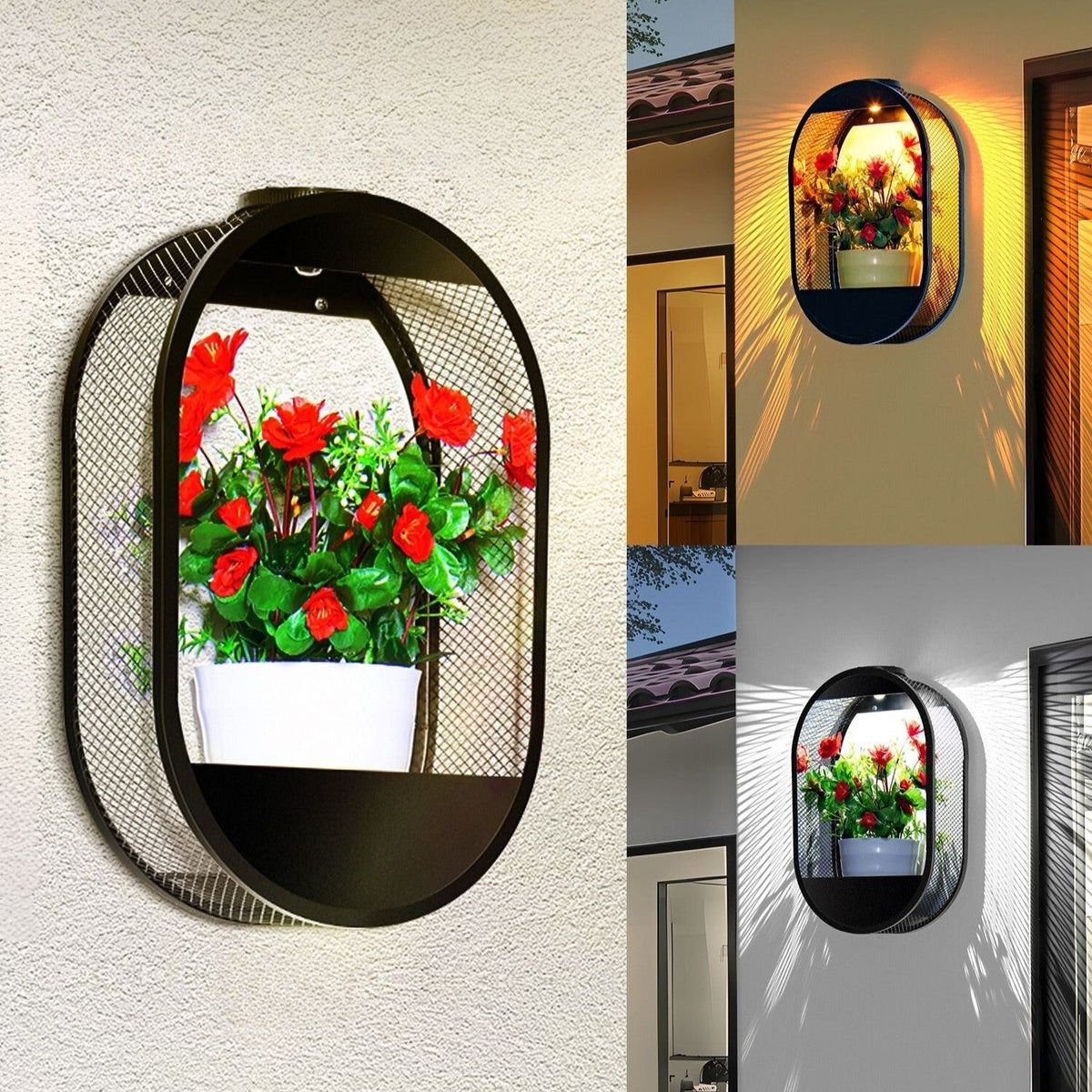 Applique Murale Extérieure Solaire – Éclairage Automatique Et Économique