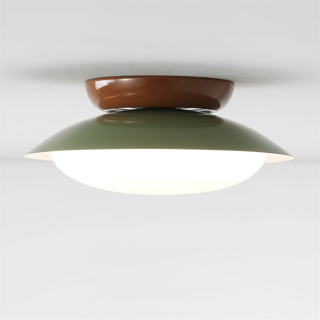 Rund LED-taklampe - naturlig glød og diskret eleganse