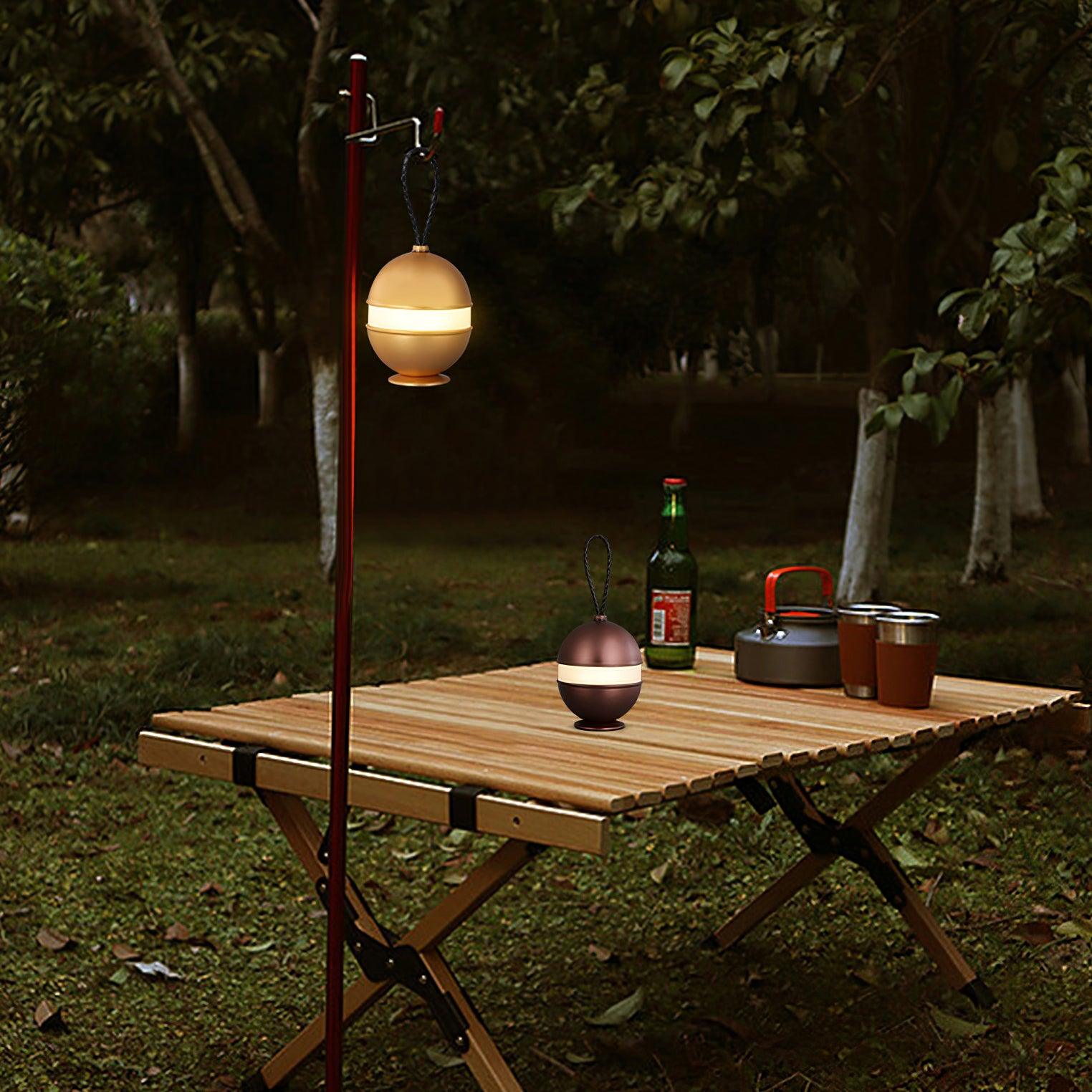 Lampada a sfera ricaricabile - Design chic e luce rilassante