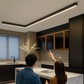 Minimalista LED mennyezeti lámpa - Skandináv design 