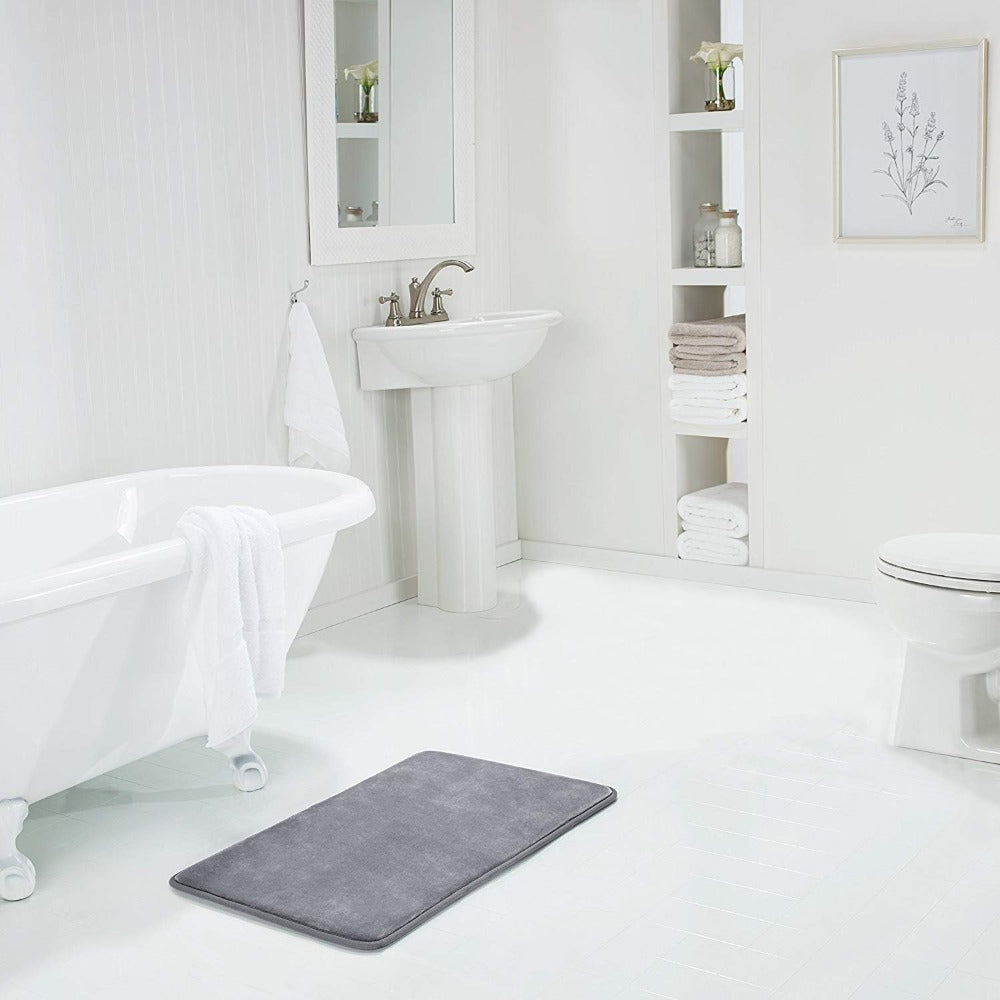 Alfombra de baño de espuma con memoria – Confort suave y soporte óptimo 