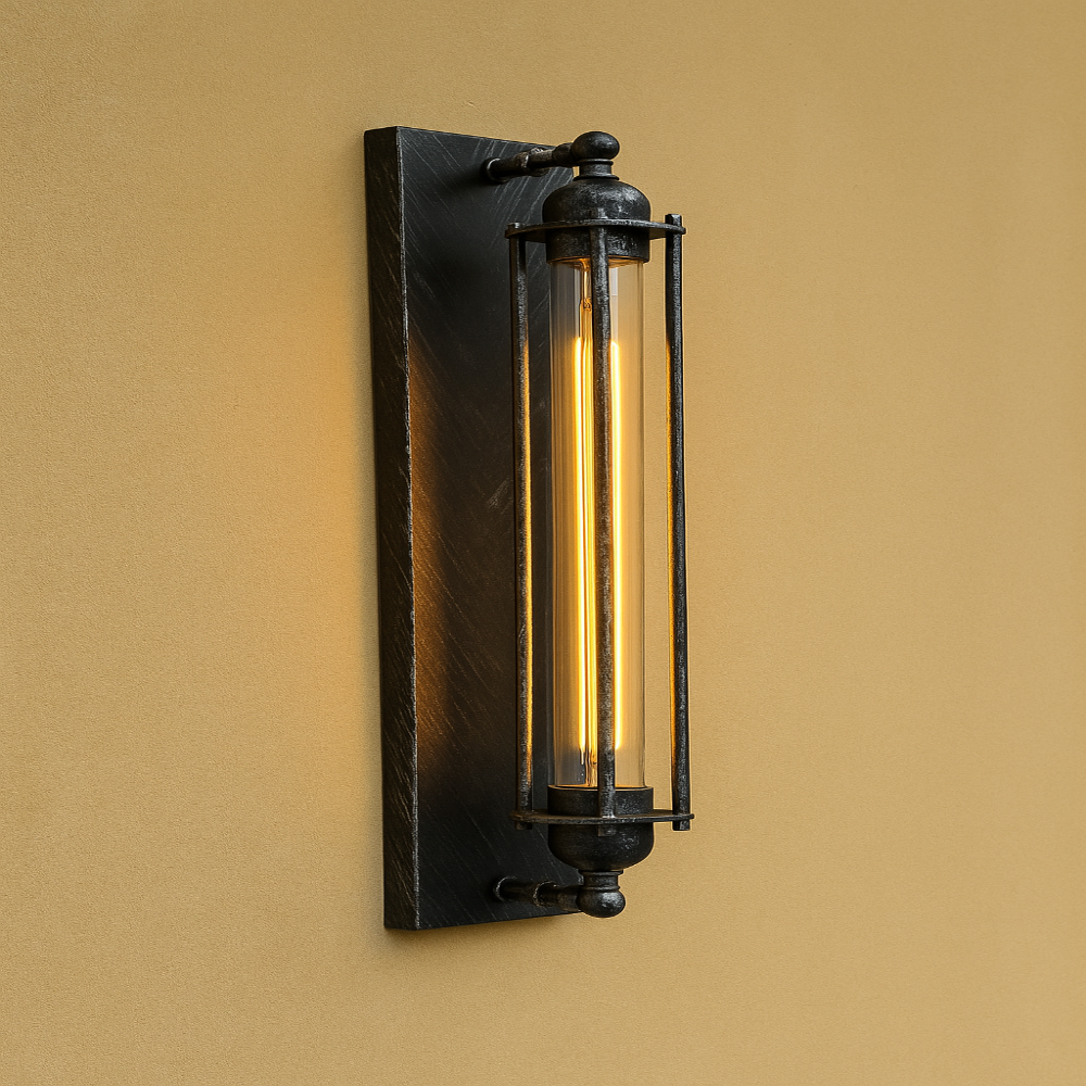 קיר תאורה וינטג' LED – קסם רטרו ותאורה מודרנית 