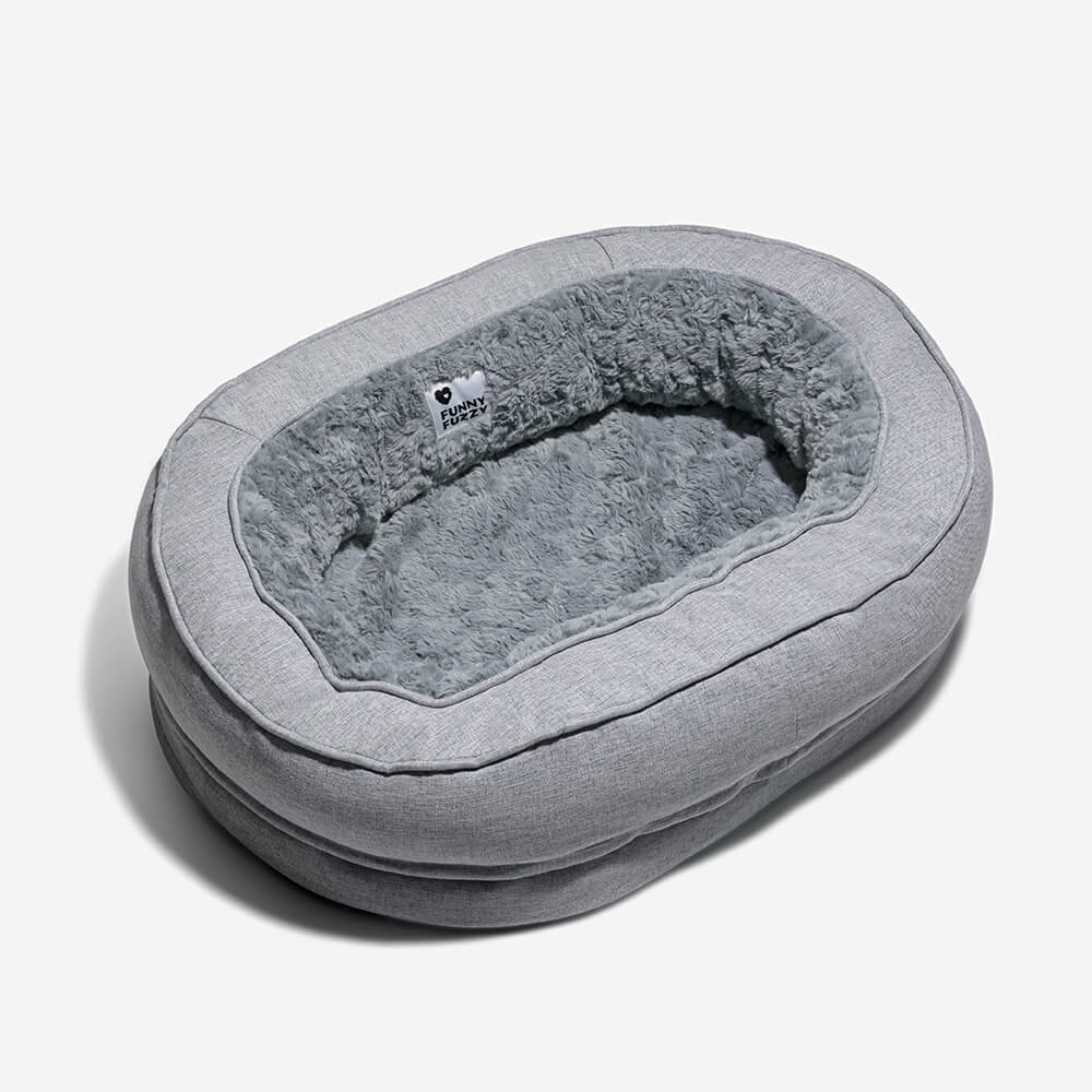 Cama em Forma de Donut para Cão – Conforto e Suavidade 