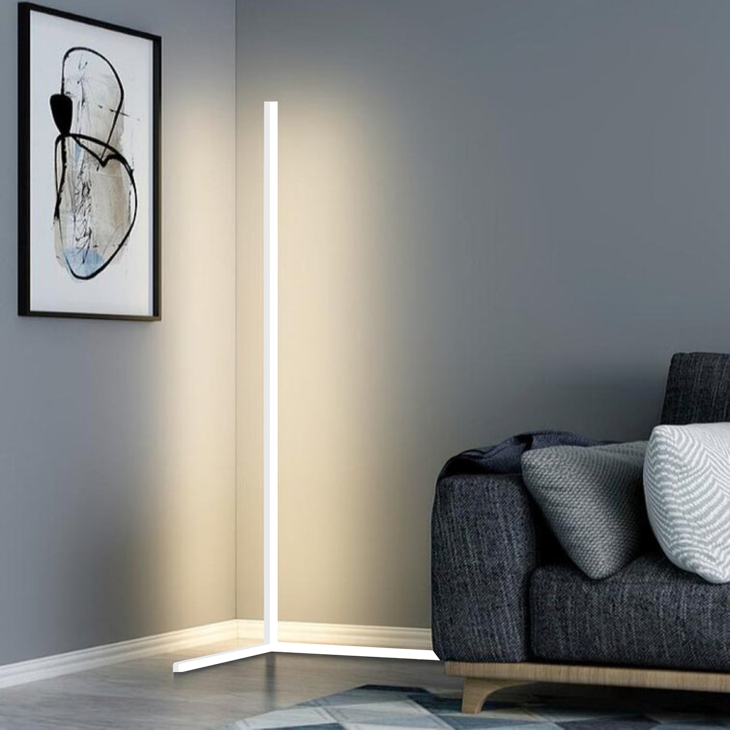 LED Kulmalamppu – Tunnelmavalaistus ja minimalistinen muotoilu 