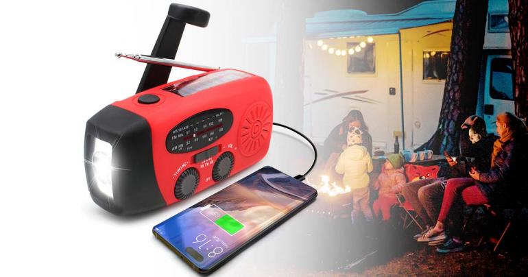 Solar Power Bank Radio de urgență - siguranță totală și autonomie