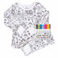Pijama para colorir para crianças – Estimula a criatividade 