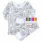 Pijama para colorir para crianças – Estimula a criatividade 